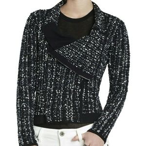 BCBGMaxAzria Reeve Moto Cardigan